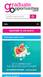 Mobile Screenshot of graduateopportunities.com